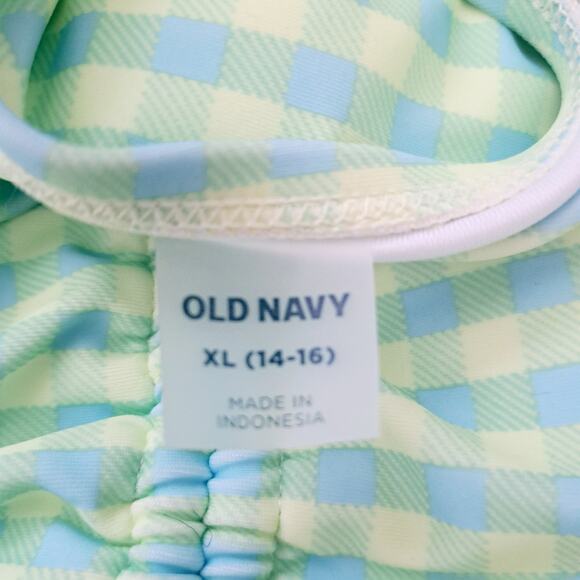 Old Navy Gingham Bathing Suit Top - Picture 3 of 6